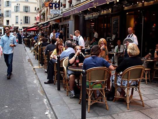 Lichte omzetstijging horeca in eerste kwartaal / Foto: 'Café terras' door zoetnet