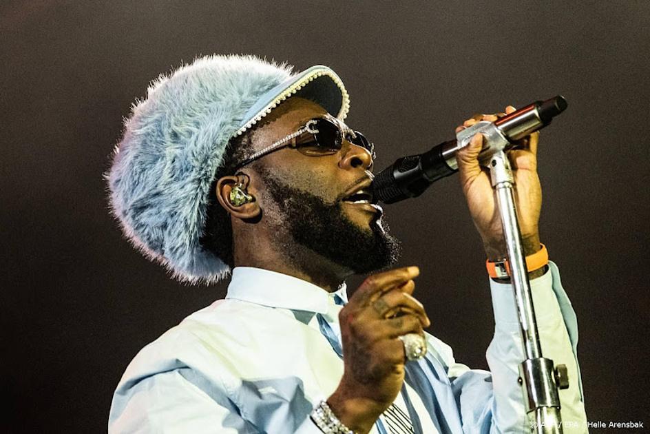 Burna Boy kwam te laat op zijn concert in Arnhem