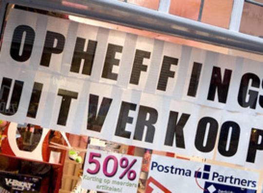 Vorige maand meer bedrijven failliet dan gemiddeld afgelopen twee jaar