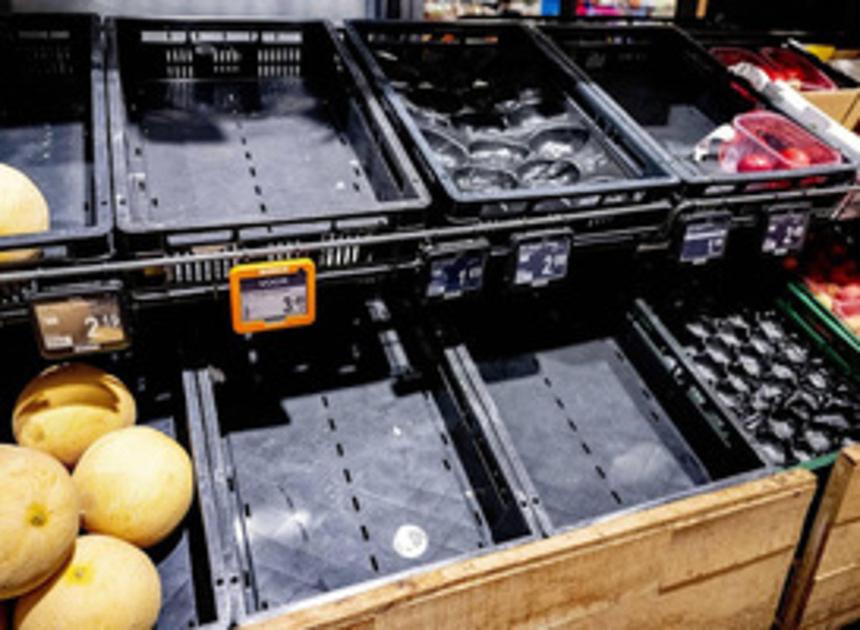 Burgers hoeven eerst geen volle schappen in de supermarkten te verwachten