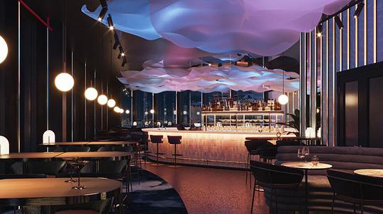 Komende zomer opent deze skybar in DoubleTree by Hilton Amsterdam